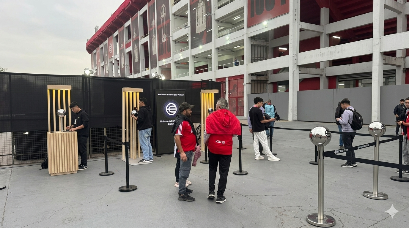 Worldcoin: Activación Tecnológica en la CONMEBOL Sudamericana